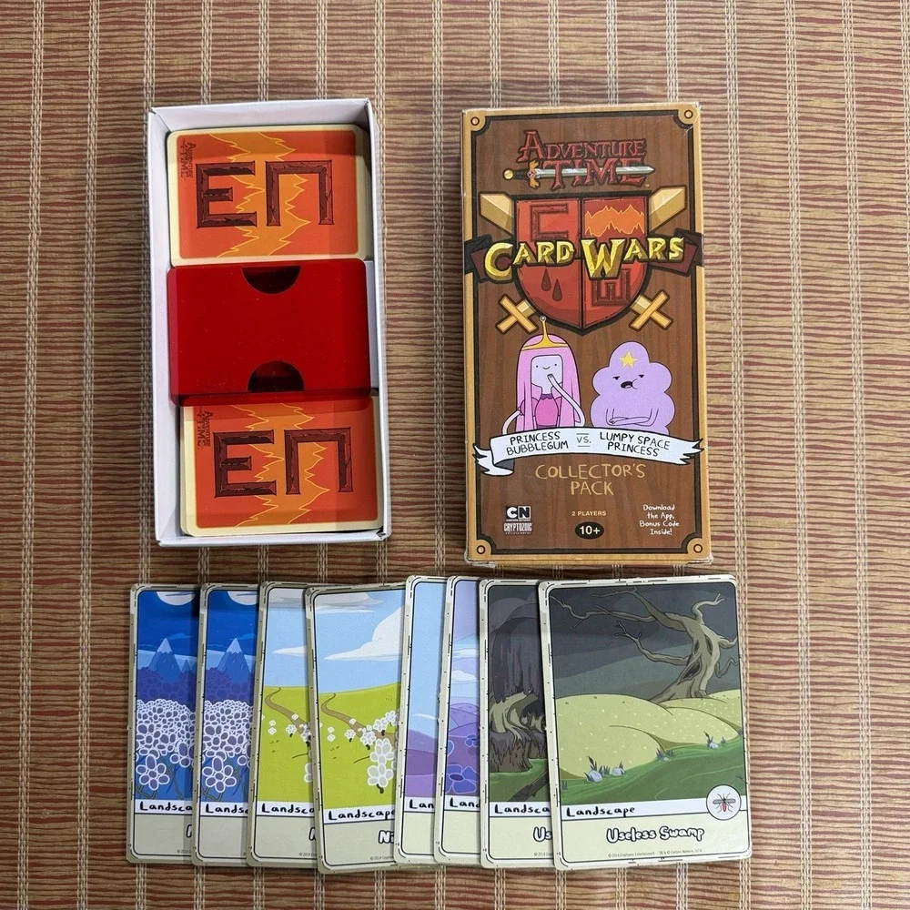Adventure Time - Card Wars - 3 Deck Lot Finn Vs Jake, BMO, Princesses